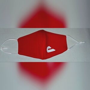 DoorDash Red Face Mask with White Logo NIP